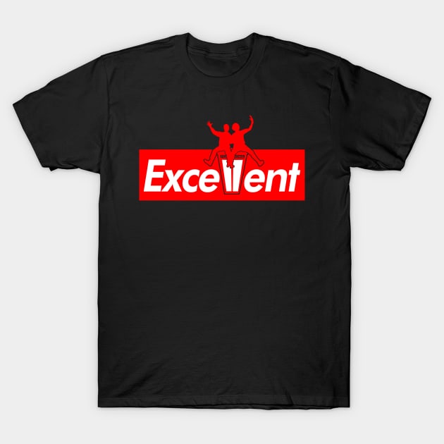 Awesome 80's Excellent Movie Quote Slogan T-Shirt by BoggsNicolas